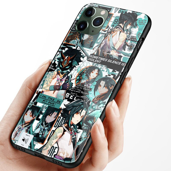 Genshin Impact Xiao cell mobile phone case for iphone 5 5S SE 2020 6 6s plus 7 8 plus x xs max 11 Pro Max Samsung galaxy S6 S7 edge S8 S9 S10 plus