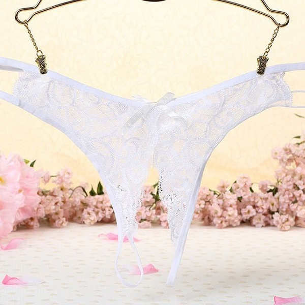 Thongs Super Hot Sexy Women Lingerie Low Waist Lace Strap Crotchless  Transparent Panties Sexy Underwear Culotte Femme Best Gift For Women