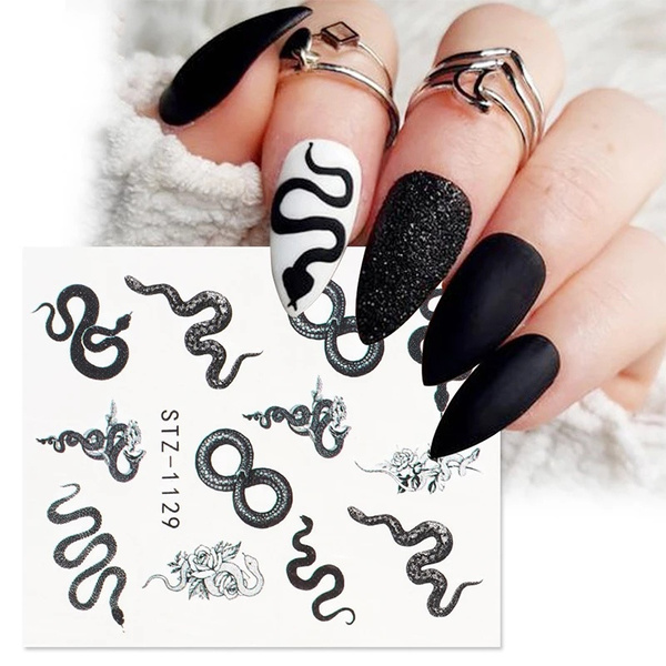 24 Sheets Dragon Snake Nail Art Stickers 3D Water Transfer Nail Decals for  Acrylic Nails Supply Fashion Cupid Angel Eros Chinese Character Nail  Stickers for Nails Design Manicure Tips Decor : Amazon.in: