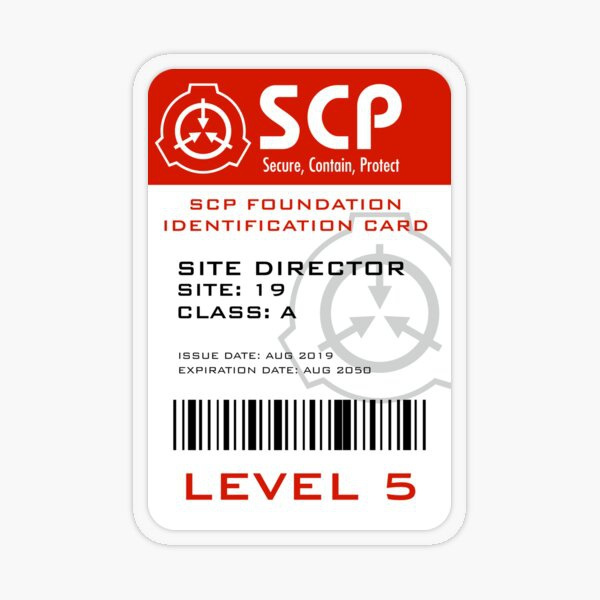 SCP Foundation Bumper Sticker Secure Contain Protect