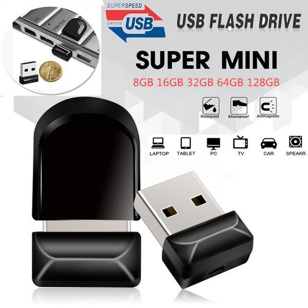 Statistisk Rodeo ledelse New Super mini usb flash drive 128GB 64GB 32GB 16GB 8GB pen drive USB 2.0  pendrive usb stick Flash Drive waterproof U disk | Wish
