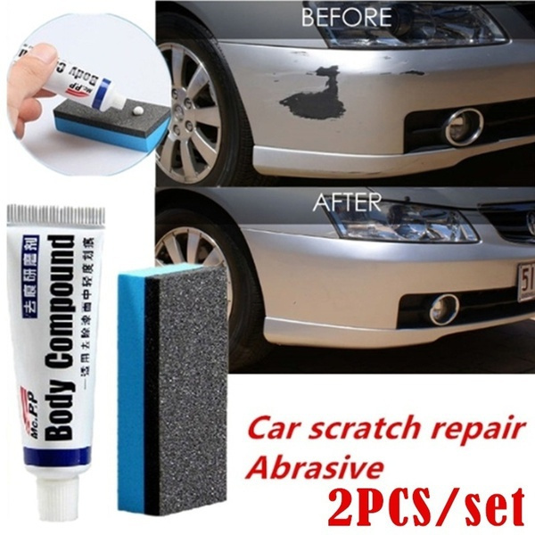 2pcs/1Pc Car Body Compound Paste Set Scratch De-mark Abrasive Paint ...