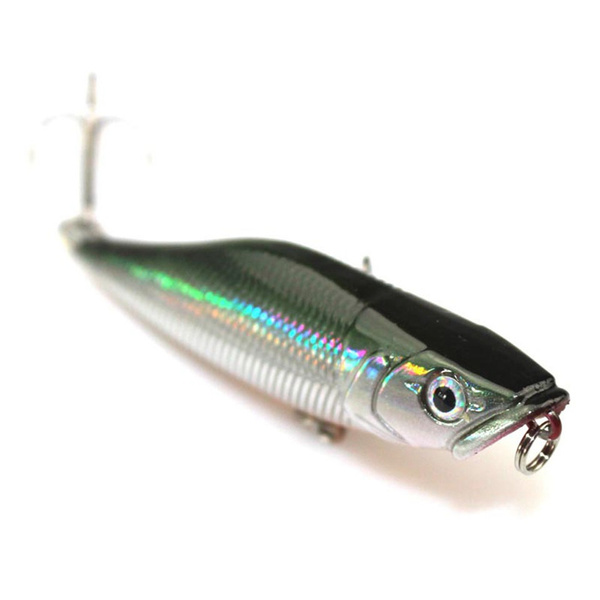 7.5cm 7.5g Bionic Series Vivid Bass Popper Fishing Wobbler 11 Painted  Colors Top Water Jigging Crankbait Bass Lure Fishing Tackle