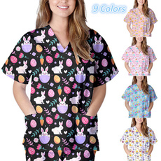 Wish Customer Reviews: 2021 Women Nurse Working Uniform Easter Bunny ...