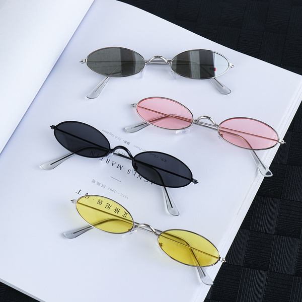 Oval store fashion glasses