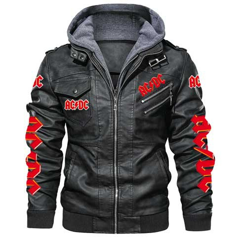 ac dc leather jacket