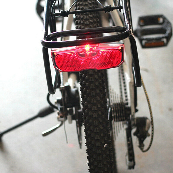 BIKE CYCLE BICYCLE REAR TAIL LIGHT LED FLASHING FOR LUGGAGE CARRIER