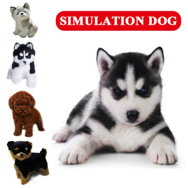 lifelike soft toy dogs