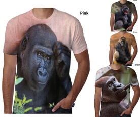 Funny, animal3dtshirt, Shirt, Men