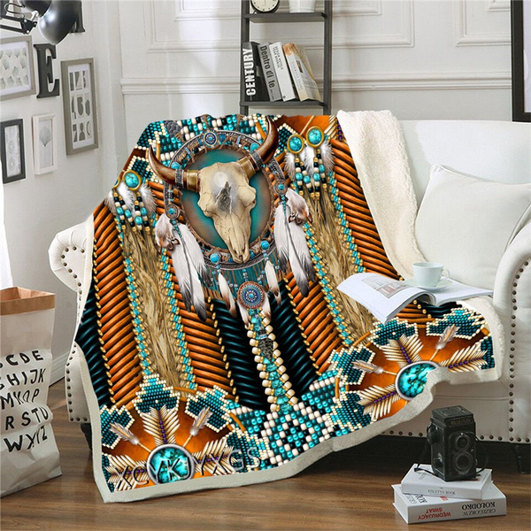 Indian best sale print blanket