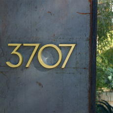 golden, outdoornumber, huisnummer, Door