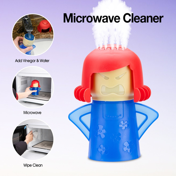 Angry Mom Microwave Cleaner Oven Steam Cleaner Easily Cleans