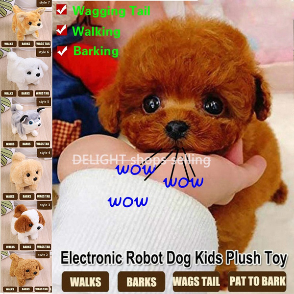 Kids Smart Interactive Plush Puppy Kids Electronic Toys Cute Robot Dog Walk  Bark Jump Wag Tail Dog Toys for Baby Birthday Gift - Realistic Reborn Dolls  for Sale