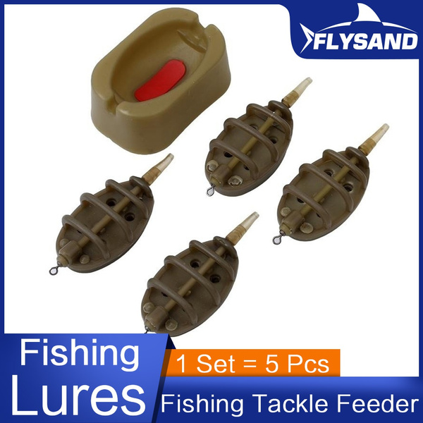 Inline Method Feeder Mould Set Carp Fishing Bait Holder Tool Fishing Accessories 