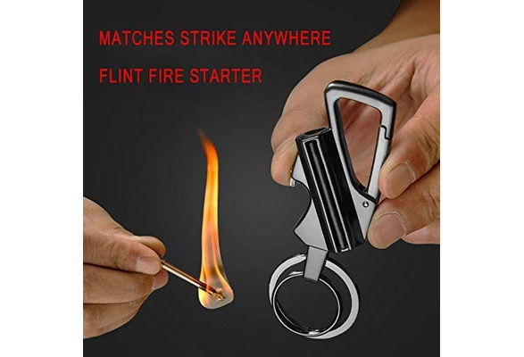 New Thousand Matches Waterproof Flint Free Fire Starter Kerosene Lighter Outdoor 