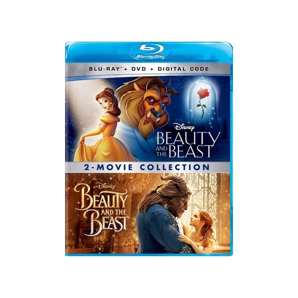 Beauty The Beast Live Action Animated 2 Movie Collection Br Dvd Digt Wish