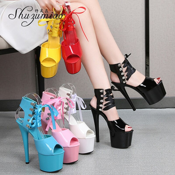 Womens designer platform outlet heels