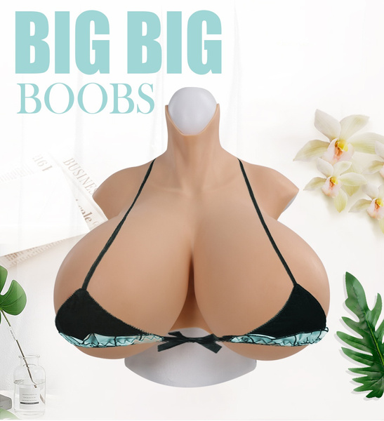 Huge Boobs Z Cup Silicone Breast Forms Breastplate