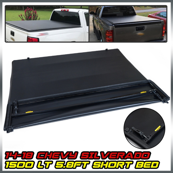 thumbnail interactive-video image 1 of Premium Truck Cover – 2004-2025 Chevy Silverado 1500 Crew Cab – 5.8 Ft Short Bed 1 of 5