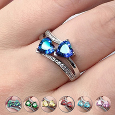 Sterling, Fashion, wedding ring, Princess