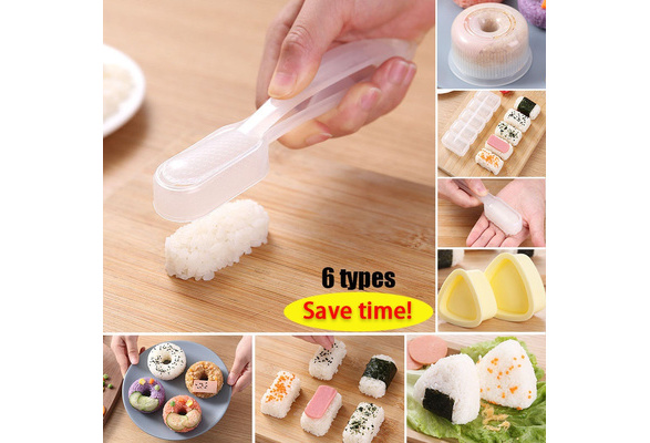 Kitchen gadgets kitchen Sushi Donut Shape Maker Home DIY Kids Rice Bento  Sushi Maker Round Rice CHMORA