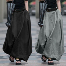 summer skirt, high waist, maxi skirt, skirtwithpocket