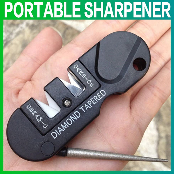 Pocket Knife Sharpener,Multifunction EDC Gear Keychain Foldable