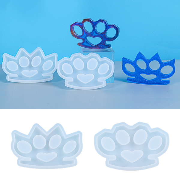 Knuckle Dusters Silicone Mold for Resin Craft (4 Cavity)