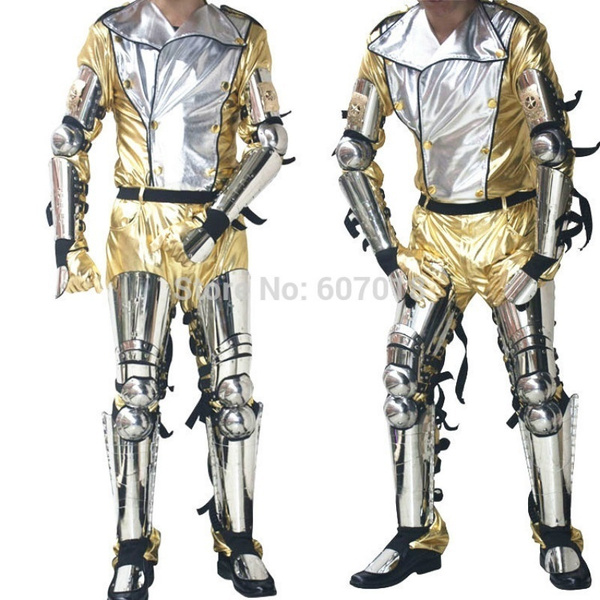 MJ Michael Jackson History Tour Concert Golden Suit Uniform cosplay costume ：
