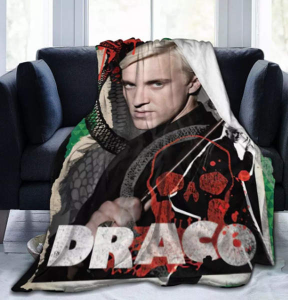 Draco Malfoy 3D Printed Fleece Blanket for Beds Quilt Fashion