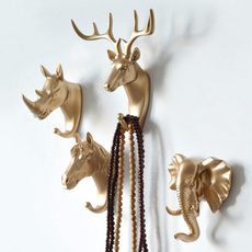 Head, Hangers, Keys, gold