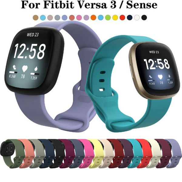 Fitbit Versa 3 soft silicone sports bracelet Fitbit Sense smart