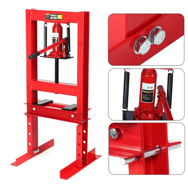 Heavy Duty Hydraulic Workshop Garage Shop Floor Standing Press 6T
