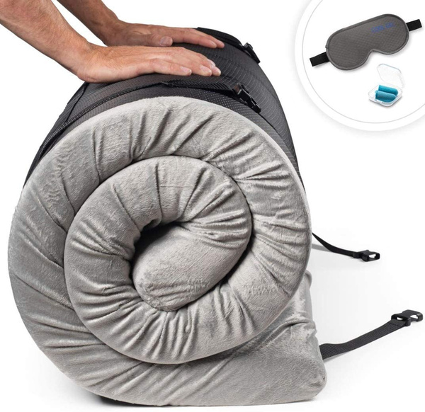 Fold up outlet camping mattress