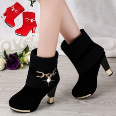 ankle boots, Plus Size, shoes for womens, Winter