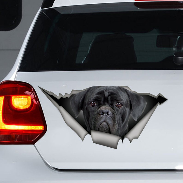 Cane Corso car decal, Pet sticker, Dog decal, black cane corso sticker