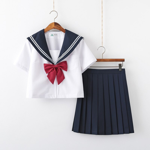 Anime School Girl Cosplay JK Uniform Women Chorus Performance Japanese ...