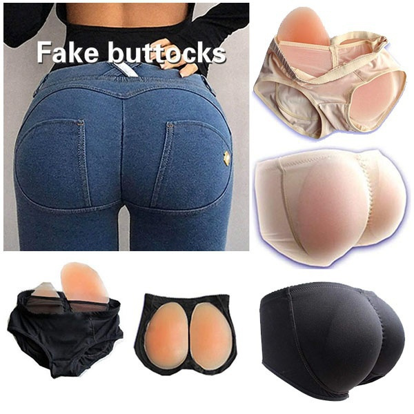 Silicone Pad Enhancer Fake Ass Panty Hip Butt Lifter Underwear