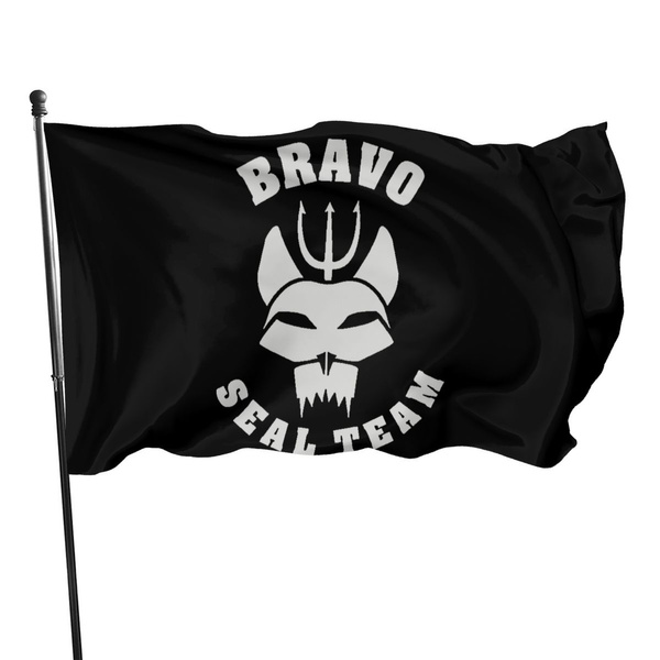 leeads Bravo SEAL TEAM Flag 3x5 Ft,Family Party Flags In Indoor Banner ...