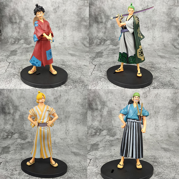 Anime ONE PIECE Roronoa Zoro Monkey D. Luffy Cartoon Figure