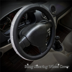 14inchsteeringwheel, Bling, leathersteeringwheelcover, Crystal