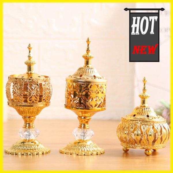 2021 New Middle Eastern European Style Creative Lace Incense Burner ...