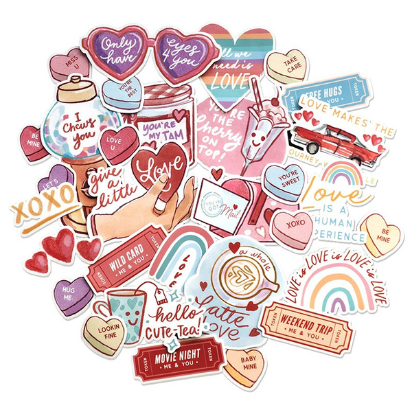 Stickers, Valentines, Valentines Stickers, Love Stickers, Printable  Stickers, Sticker Pack, Cute Sticker, Planner Stickers, Journal Stickers -   Sweden