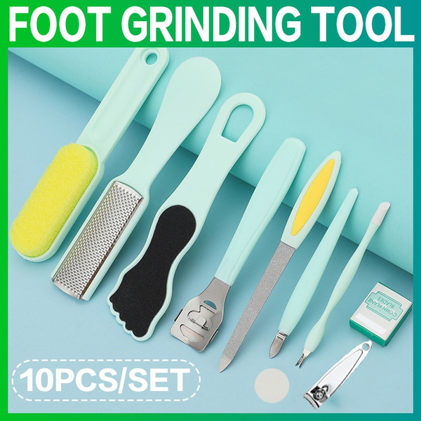 Foot File Set, Stainless Steel Foot Scraper Callus Remover Callus