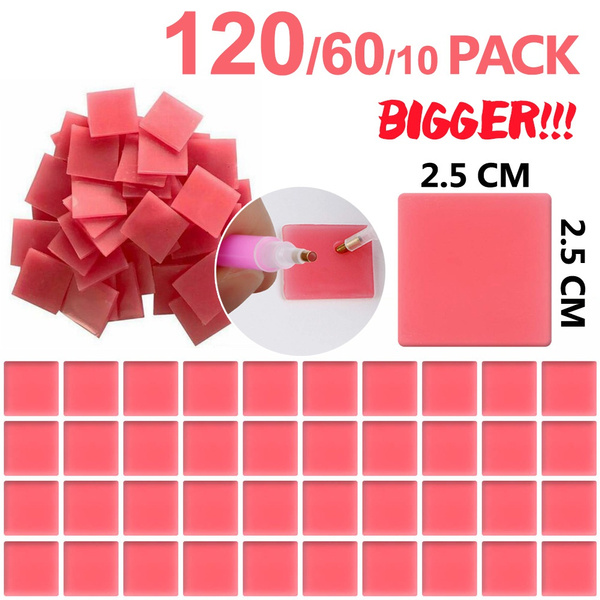 1x1 Inch Sticky Glue Clay Wax for 5D DIY Diamond Painting Embroidery Art  Craft Paint by Number Tool