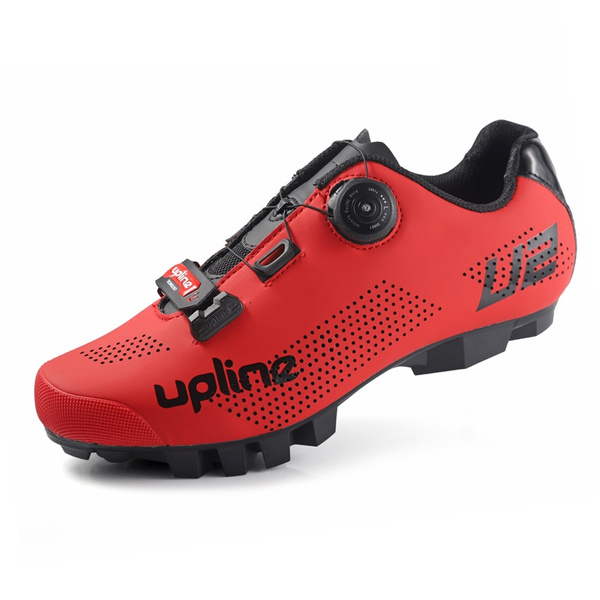 Cycling Bike Shoes Professional Self Lock Outdoor Mountain Bicycle Sneakers Red 