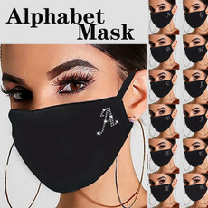 womenmask, diamondfacemask, Jewelry, alphabetfacemask