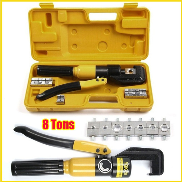 Hydraulic Wire Battery Cable Lug Terminal Crimper Crimping Tool for