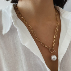 Chain Necklace, Fashion, gold, Chain