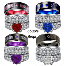 Couple Rings, Heart, Fashion, wedding ring
